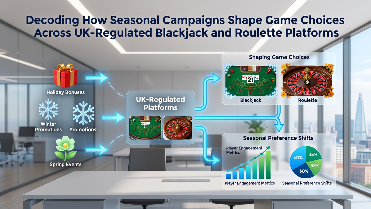 Roulette wheel with seasonal promotional overlays on a UK-regulated platform interface
